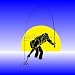 Wallmonkeys Peel and Stick Wall Decals - Fisherman Vector - Removable Graphic