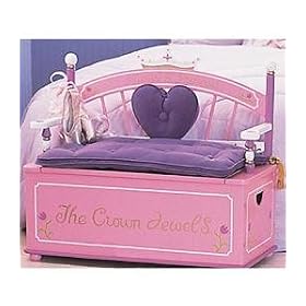 Princess Toy Box Bench by Levels of Discovery