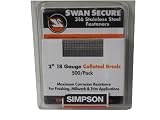 Simpson Swan Secure T18N200FNB 18 Gauge 316 Stainless Steel 2 Inch Brad Nails, 500 Per Box 41XfJoImk8L. SL160 Simpson Swan Secure T18N200FNB 18 Gauge 316 Stainless Steel 2 Inch Brad Nails, 500 Per Box