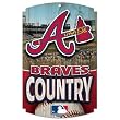 Atlanta Braves Wood Sign