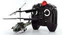Mini Micro S012 Indoor R/C Remote Control AH-64 Army 3D Helicopter - 3 Channel Controller