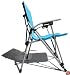 Strathwood Folding Garden Arm Chair with Carry Bag, Caribbean Blue
