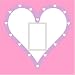 Pink & White Heart Light Switch Cover