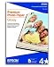 Epson Premium 4 x 6 Inch Glossy Photo Paper- 40 Count (S041808)