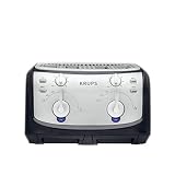 Krups Toast Expert 4-slice Black/Stainless Steel Toaster (Refurbished)