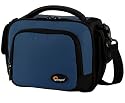 Lowepro Clips 120 Bag For Digital Camcorder To Fit Sony Handycam CX105,  XR200,  XR520,  SR37,  Sr57,  Sr77 Panasonic SD10,  SD200,  Canon FS200 and Legria Range - Arctic Blue