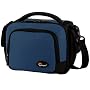Lowepro Clips 120 Bag For Digital Camcorder To Fit Sony Handycam CX105, XR200, XR520, SR37, Sr57, Sr77 Panasonic SD10, SD200, Canon FS200 and Legria Range - Arctic Blue