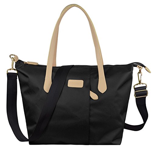 Ecosusi Womens Nylon Tote Shoulder Bag Handbags with Crossbody Strap