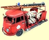 Fire engine, 35x19x16 cm Blechminiatur