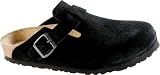 Birkenstock Boston Suede with Soft Footbed Slip-on Shoes