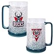 Milwaukee Bucks Crystal Freezer Mug - Basketball Sports Merchandise
