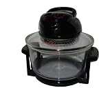 EWave Turbo Glass Bowl Convection Oven Black EWGCO1B