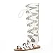 DREAM PAIRS FIERCE Women's Strappy Gladiator Open Toe Lace Up Knee High Flat Sandals