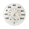 Taylor Dial Thermometer/Clock - 18"