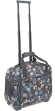 International Traveller 17" Wheeled Laptop Carry On Luggage - Curved Squares
