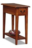 Narrow End Table (Medium Brown) (2'H x 10W x 2'D)