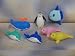 Authentic Iwako Erasers Marine Mammals Ocean Sea Life Animals Seal Whale Sun Fish Blue Green Dolphins Penguin - Cake Doll House Decorations