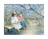 Tell me a Story FINEST BRAND CANVAS Print With Added Heavy BRUSHSTROKES Huibregtse 12x10