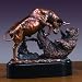 Bronze Electroplated Resin Bull & Bear Sculpture Statue 10