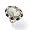 PalmBeach Jewelry 14k Gold-Plated Cameo DiamonUltra™ Cubic Zirconia and Blue Glass Ring