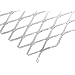 Aluminum 3003 Expanded Metal Flat Sheet, 3/4" LWD Diamond Openings, 70% Open Area