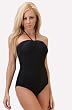 Black Pearl: Strapless One Piece Tank