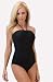 Black Pearl: Strapless One Piece Tank