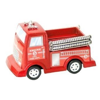 Pull Back Fire Trucks - 12 Per Pkg - Friction Fire Engines