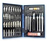 Tools & Hardware : Premier Quality 51 Piece Hobby - Razor Knife Kit