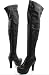 [���塼�����] SHOESONE ���롼�� ���󥹥ȡ��ॵ���ϥ��֡���10cm�ҡ��� �֥�å�