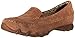 Skechers Women's Bikers-Pedestrian Memory Foam Moccasin,Brown Suede,9 M US