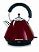 Morphy Richards burgund Retro Wasserkocher / 2200 Watt / 1,5 L / herausnehmbar / burgund