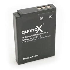 Quenox Ersatz-Akku f�r Nikon Coolpix P310 P300 S630 S620 S610 S710 EN-EL12