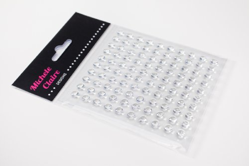 100 Clear 5mm Soft Edible Diamonds