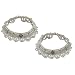 Silver Jewelry Ankle Bracelet Pairs 10 inches (sanklt105)
