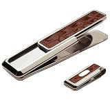 M-Clip Monterey Rhodium Cognac Alligator Money Clip