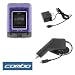 Transparent Clear Snap On Crystal Hard Cover Case + Rapid Car Charger + Home Travel Charger for Sprint LG Lotus LX600 Cell Phone