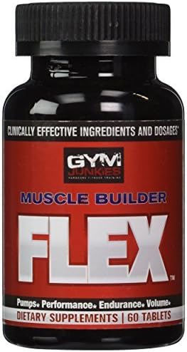 FLEX Pre-Workout Muscle Builder - Nitric Oxide Booster - NO2 Tablets by Gym Junkies