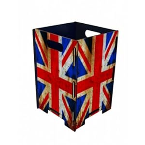 Corbeille Werkaus avec le drapeau anglais Corbeille Werkaus avec le drapeau anglais