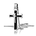 Cross Necklace for Men & Women with Large Pendant and 24 Inch Curb Chain in Gift Box