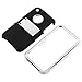 Snap-on Case compatible with Apple iPhone 3G / 3GS , Black with Chrome Stand
