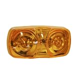 Blazer B444A Amber rectangular dual bulb clearance marker-1 each by Blazer