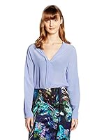 Marc Cain Blusa Seda (Azul Claro)