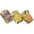 3 Pack Assorted Scents- Fig Pear, Lemon Sage, Orange Castelbel Portugal Triple Milled Soap, 5.3 oz All Natural