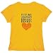 T-Shirt Womens Yellow " Future Iranian Heartbreaker " Countries Large