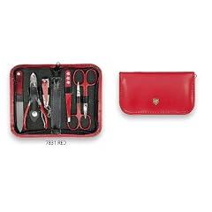 Drei Schwerter - 6 teiliges Manik�re & Pedik�re Etui aus hochwertigem Kunstleder, Qualit�t: Drei Schwerter Qualit�t