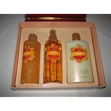 Victoria Secret Garden Collection Amber Romance Body Lotion, Body Mist and Body Wash Gift Set