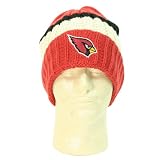 Arizona Cardinals Cable Style Winter Knit Hat - Red / White / Black