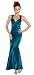 Ruched Mermaid Satin Prom Dress Bridesmaid Gown Beaded Accent Junior Plus Size