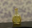 Dollhouse Miniature Yellow Handblown Glass Vase